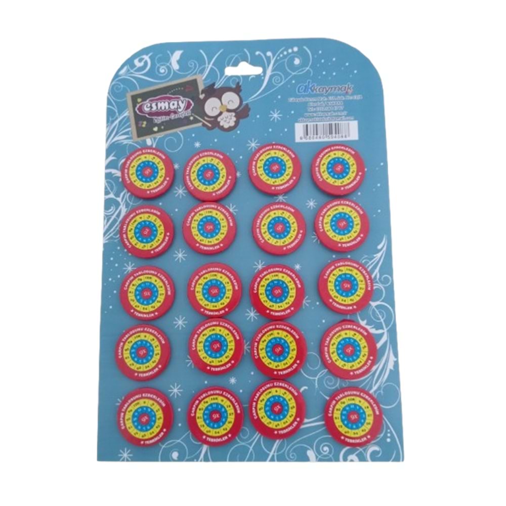 Rozet Çarpım Tablosunu Ezberledim R58 (1 Adet)