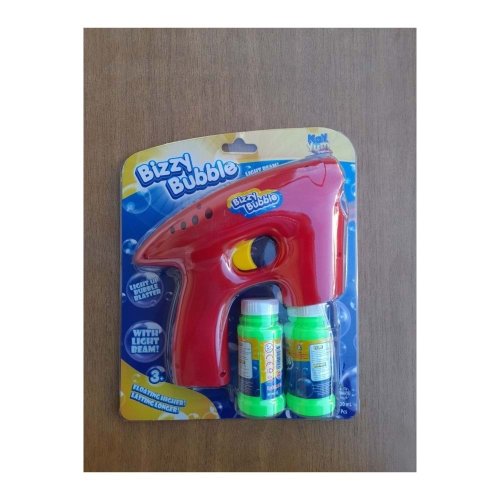 Kayyum Oyuncak Bizzy Büyük Işıklı Köpük Tabancası 6020