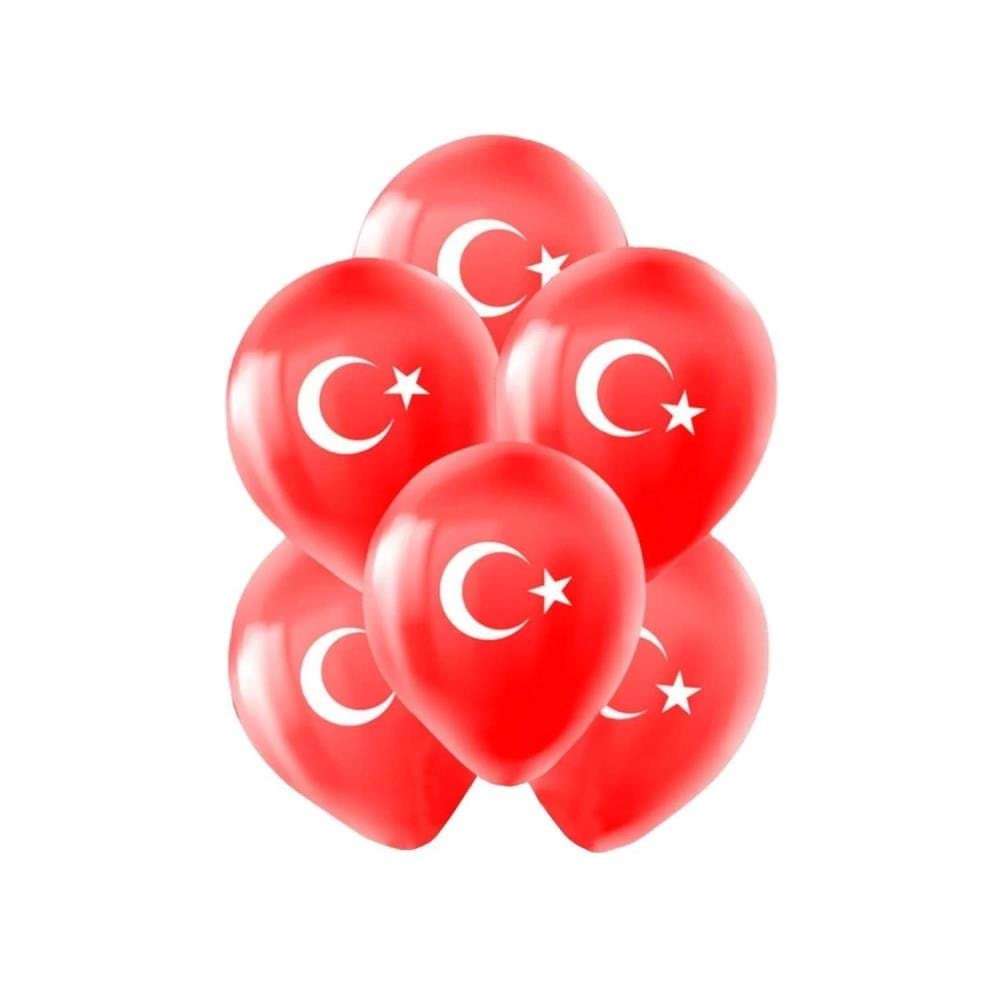 Gemar Balon Baskılı Türk Bayrağı G110 30cm 12