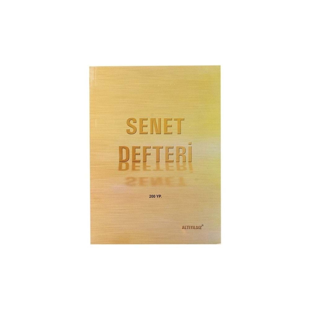 Altınyıldız Senet Defteri KK 200Yp