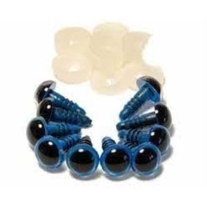 Vidalı Göz 10mm Mavi (1 Adet)