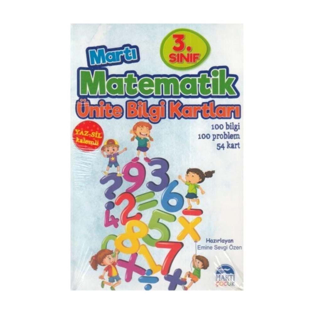 Martı 3 Matematik Ünite Bilgi Kartları