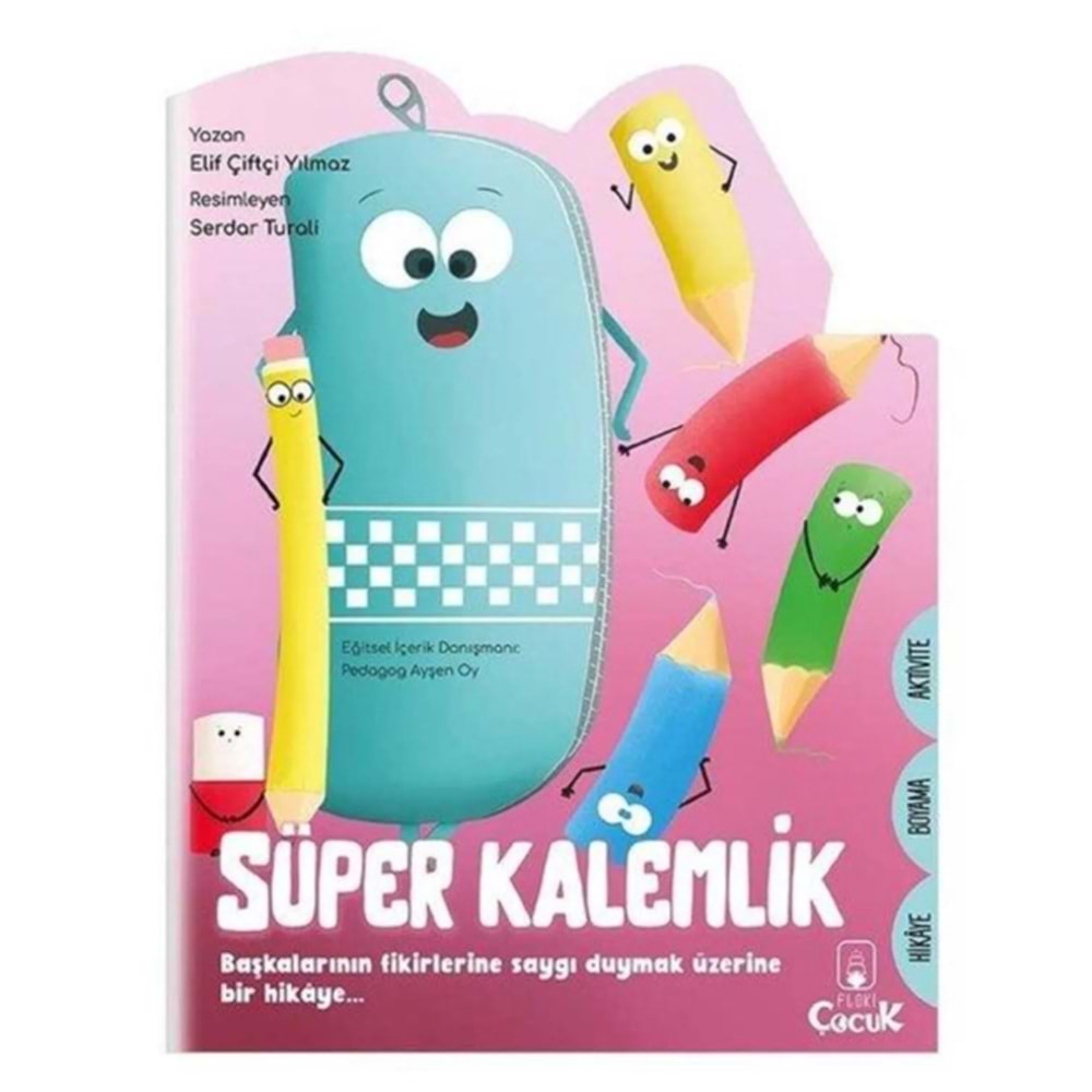 Kivi Çocuk Şekilli Kitaplar 3Lü Aktivite Süper Kalemlik