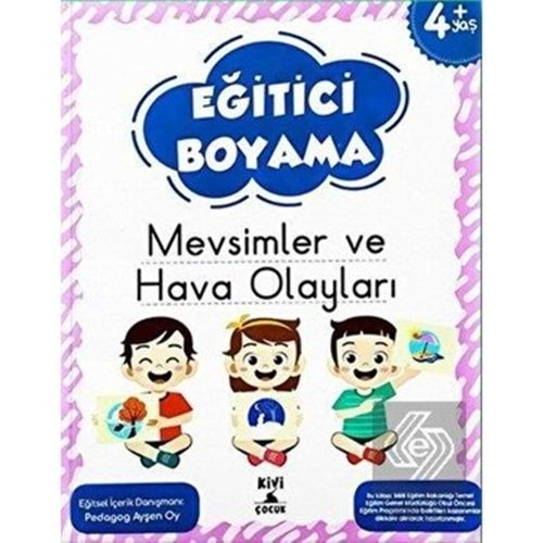 Uçanbalina Eğitici Boyama Mevsimler Ve Hava Olayları