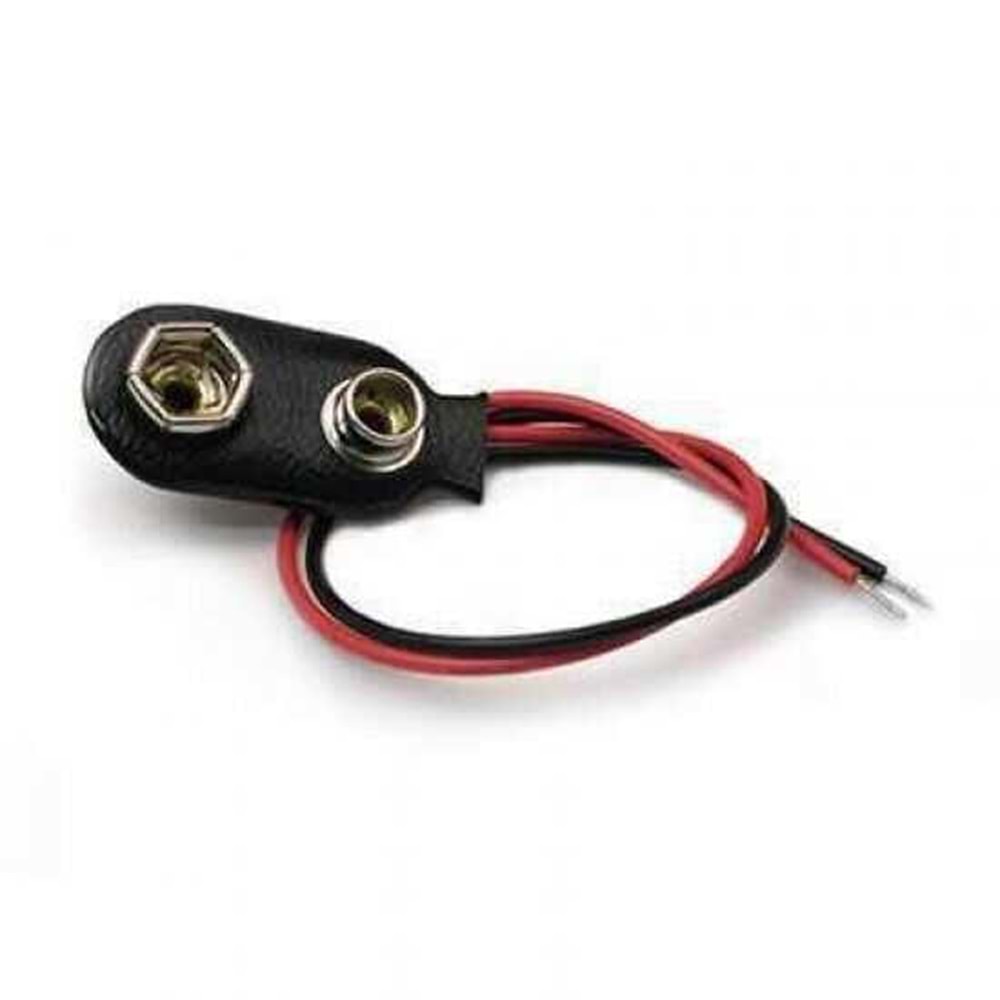 Pil Yatağı Askılı 9 Volt (1 Adet)