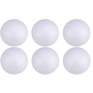 Strafor Köpük Top 10Cm -6 Lı S4368