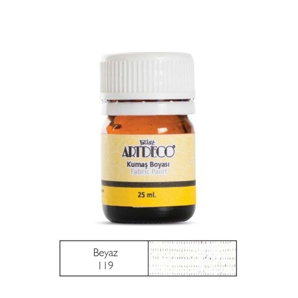 Artdeco Kumaş Boyası 25Ml Beyaz 119