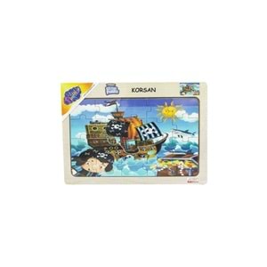 Play Wood Ahşap Eğitici Puzzle Korsan ONY-53
