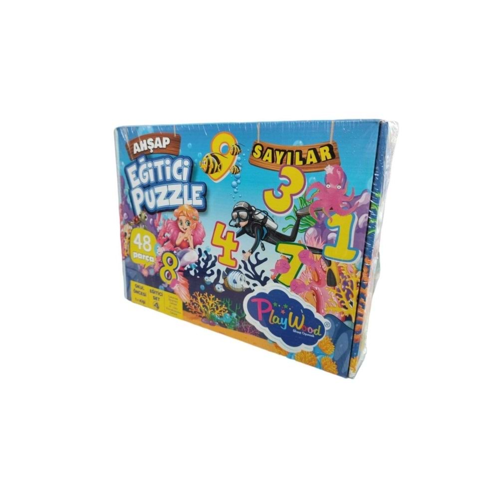 Play Wood Ahşap Eğitici Hafıza Kartları Sayılar ONY-23