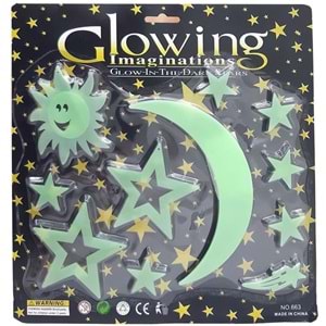 Glowing Fosforlu Yıldız KZY-2812