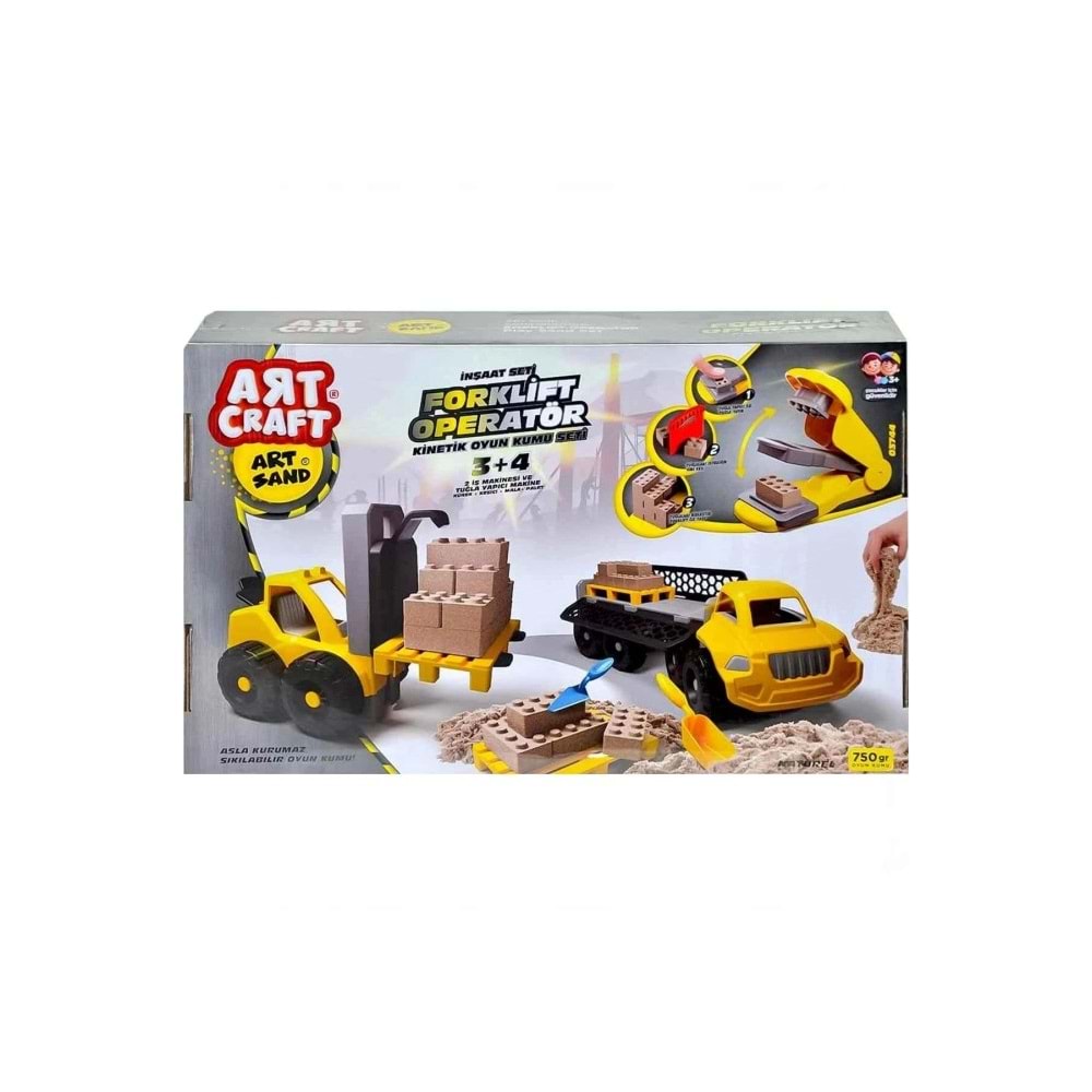 Fen Toys Artsand Forklift Operatör Kum Set 750Gr