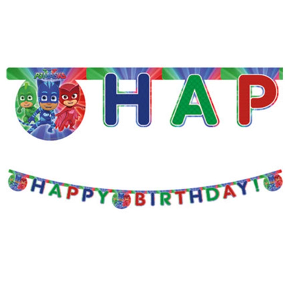 Kika PJ Masks Entertainment Happy Birthday Harf Af