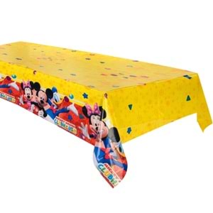 Kika Mickey Rock The House Kağıt Masa Örtüsü