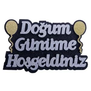 Kika Strafor Süs D.Günüme Hoşgeldiniz Balonlu Gümü