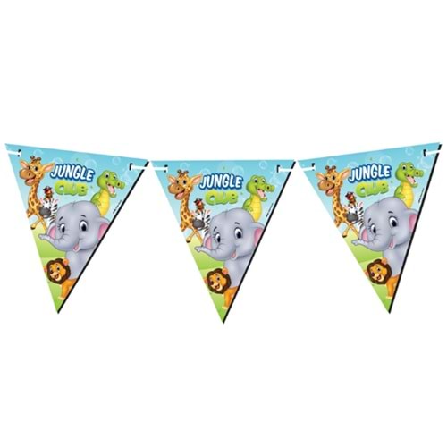 Kika Jungle Club Üçgen Flama