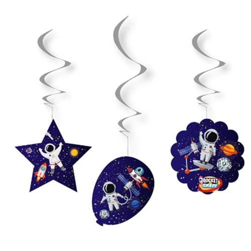 Kika Rocket Space Sarkıt Süs