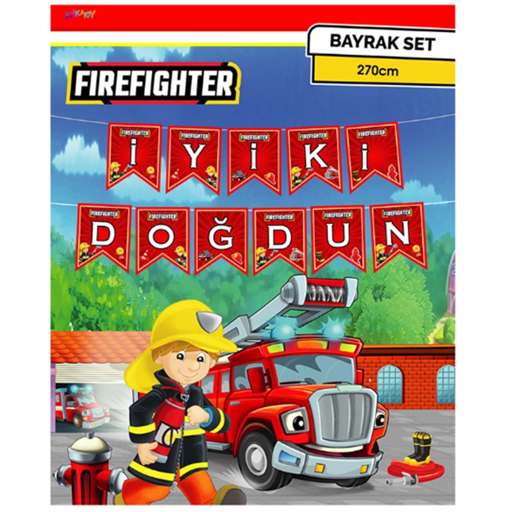 Kika Firefighters İyi ki Doğdun Banner