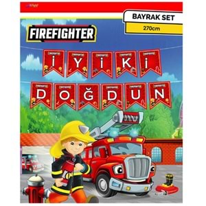 Kika Firefighters İyi ki Doğdun Banner