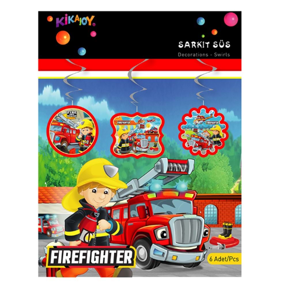 Kika Firefighters Sarkıt Süs