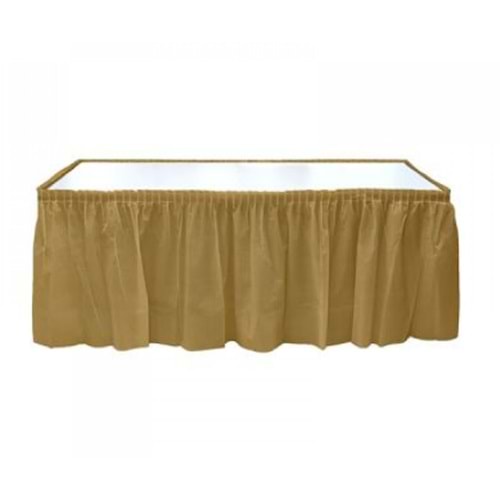 Kikajoy Masa Eteği 75x426cm -Altın-