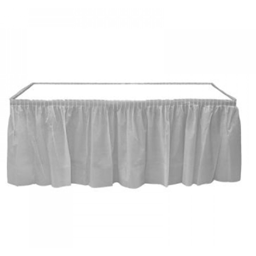 Kikajoy Masa Eteği 75x426cm -Gümüş