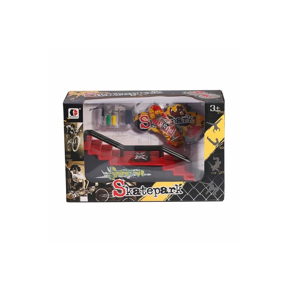 Kızılkaya Oyuncak Kutulu Kaykay Rampalı