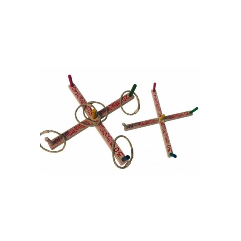 Soylu Ahşap Halka Atma Oyunu