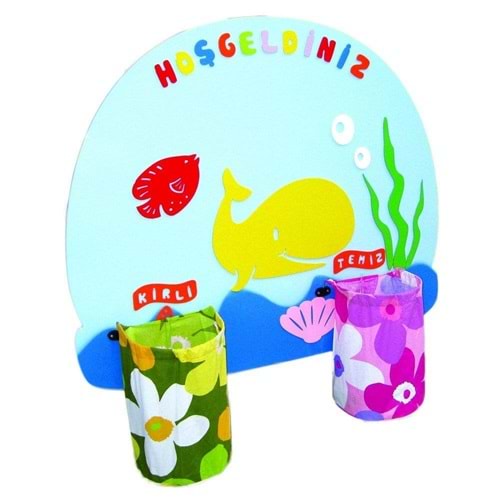 Vega Toys Balina Galoşluk Torbalı Duvara Monte