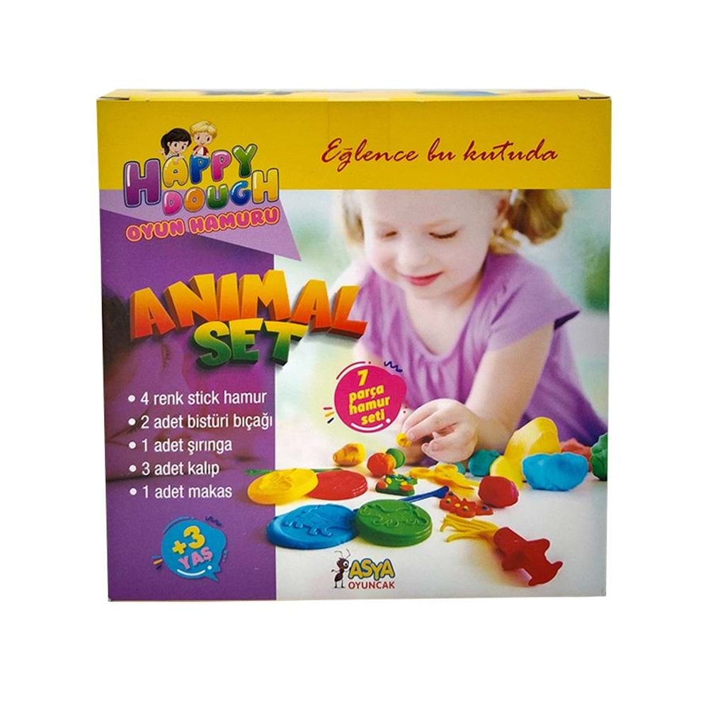 Asya Oyuncak Kutulu Oyun Hamuru Seti
