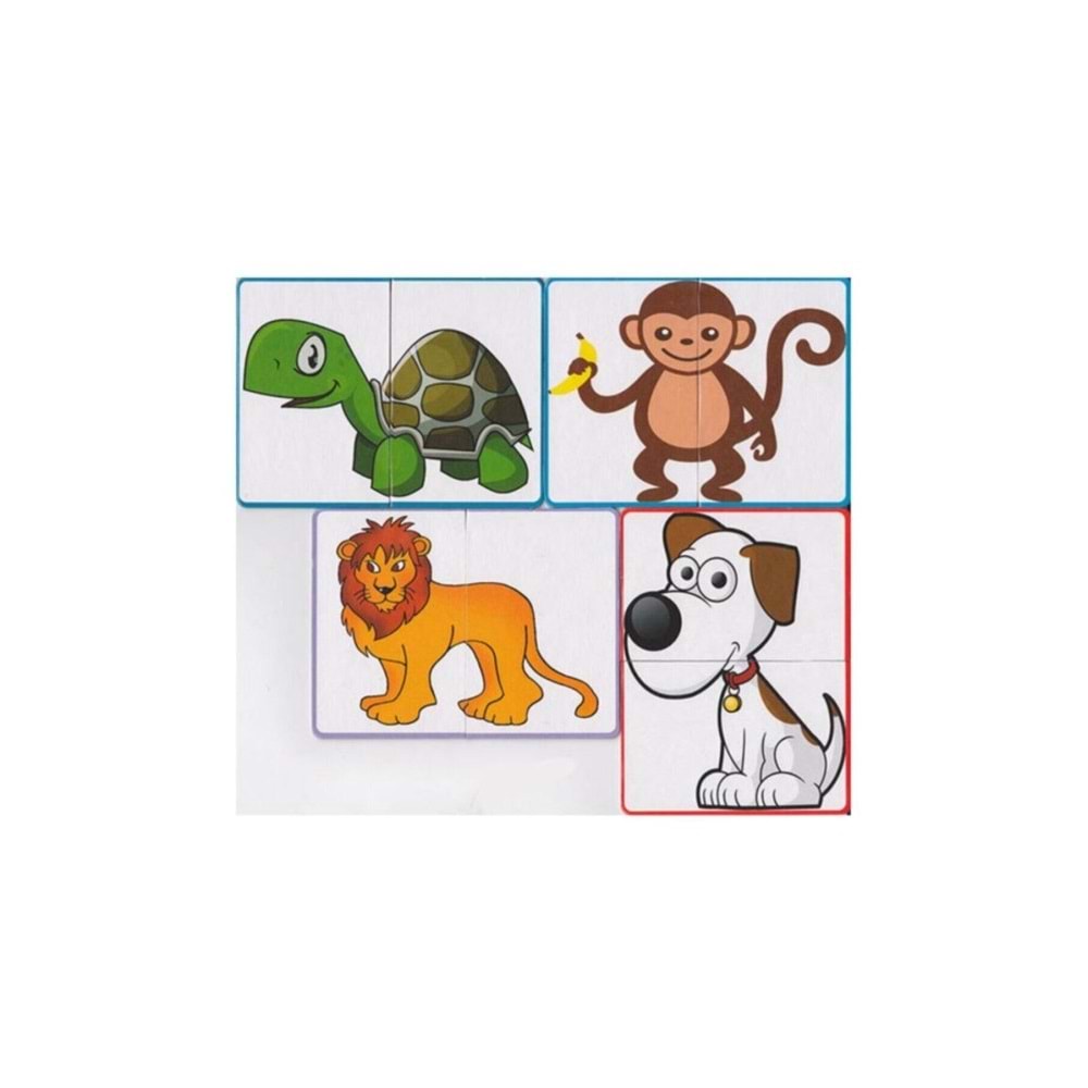 Yuka Kids Paş Tamamlama Kartları İki Parçalı