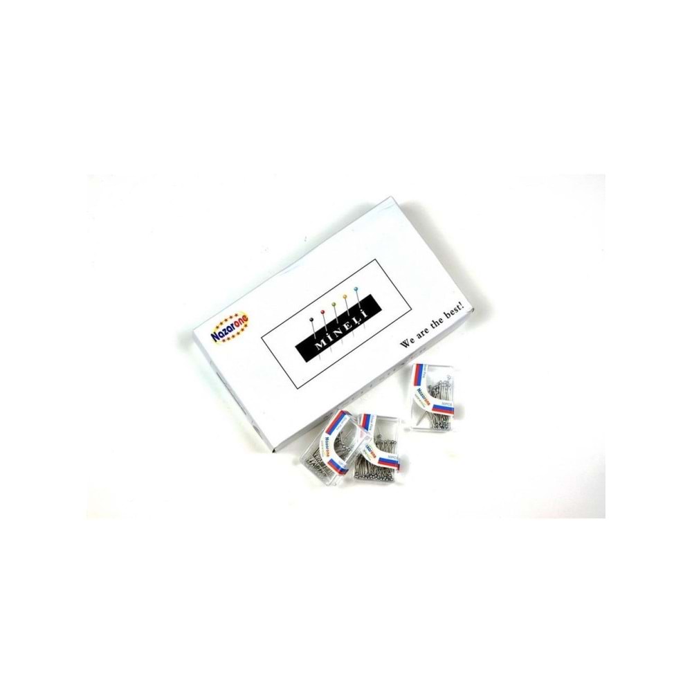 Nazarone Cam Başlı Mineli İğne 50 Li (1 Adet)