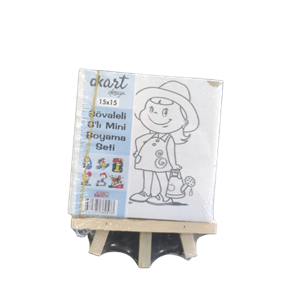 Şövaleli Baskılı Pres Tuval 15x15