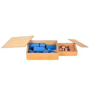 Mavi Geometrik Prizmalar