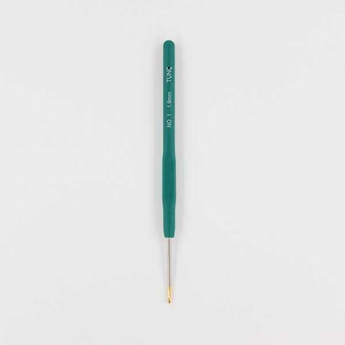 Tunç Elastik Saplı Dantel Tığ (1 Adet)