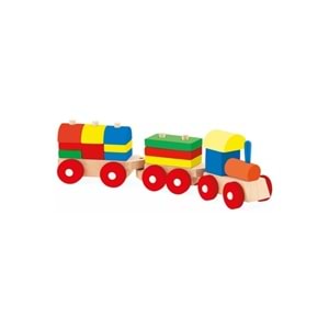 Play Wood Kutuda Ahşap Eğitici Bloklu Tren Ony-351