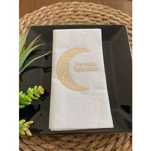 Peçete Ramazan Garson Katlama Varaklı 16 Lı