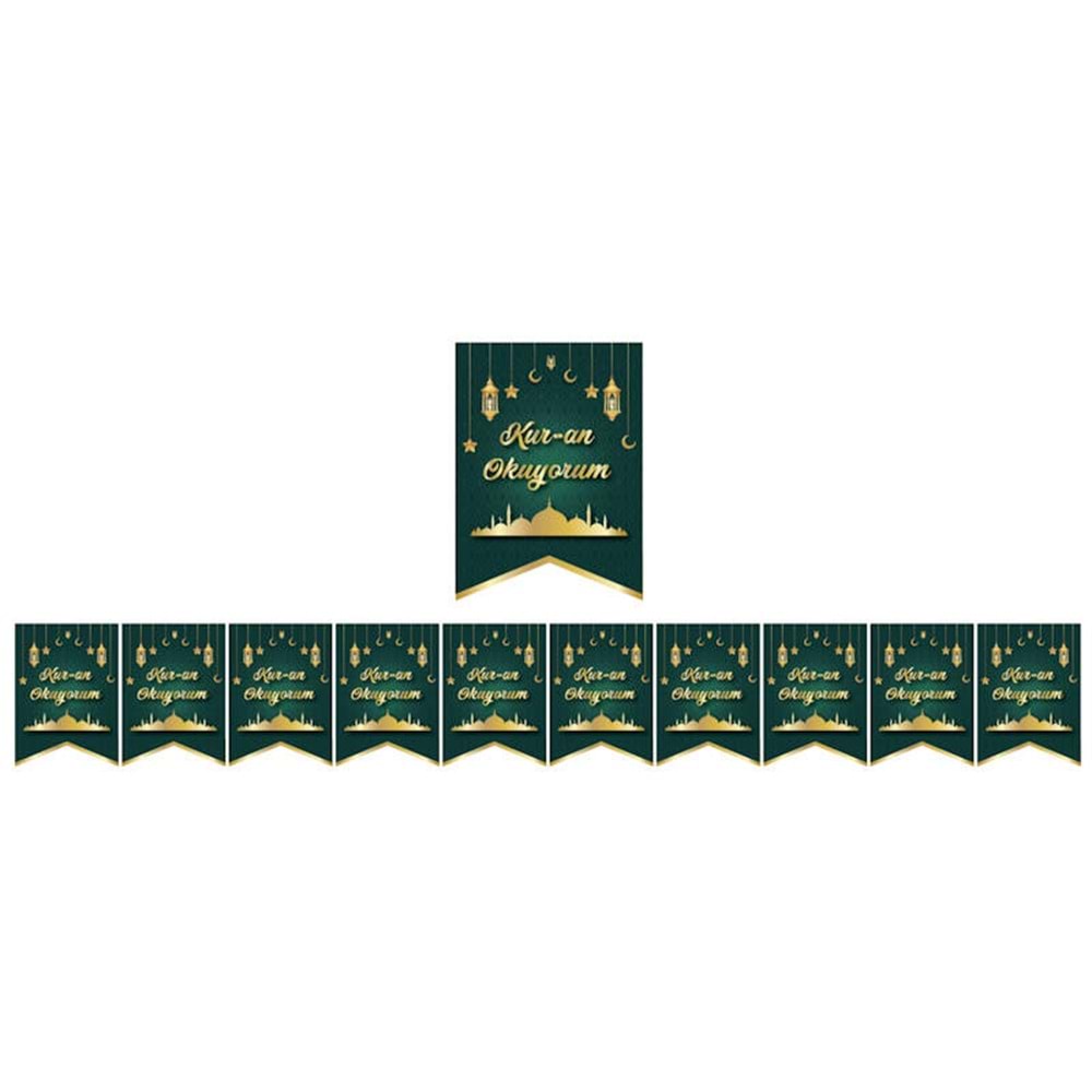 Üçgen Flama Kırlangıç Model Kuran Okuyorum