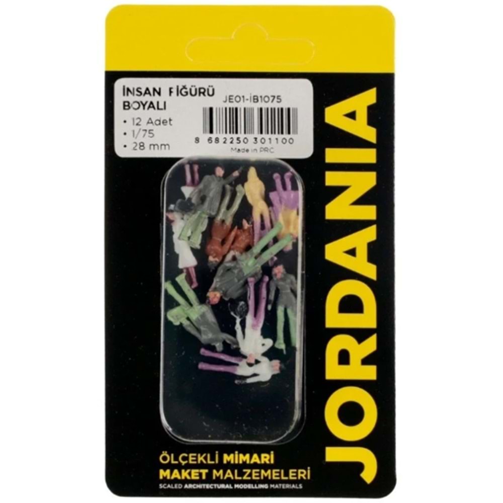 Jordania Boyalı İnsan 1/075 (Maket Ürünüdür)