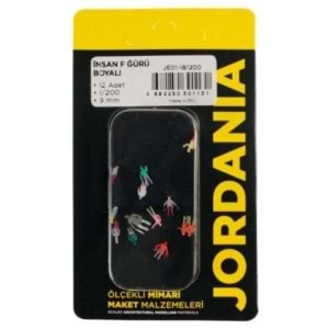 Jordania Boyalı İnsan 1/200 (Maket Ürünüdür)