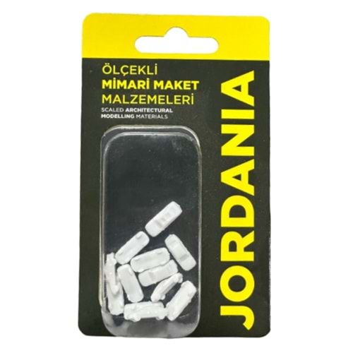 Jordania Ölçekli Araba Beyaz 1/300 (Maket Ürünüdür)