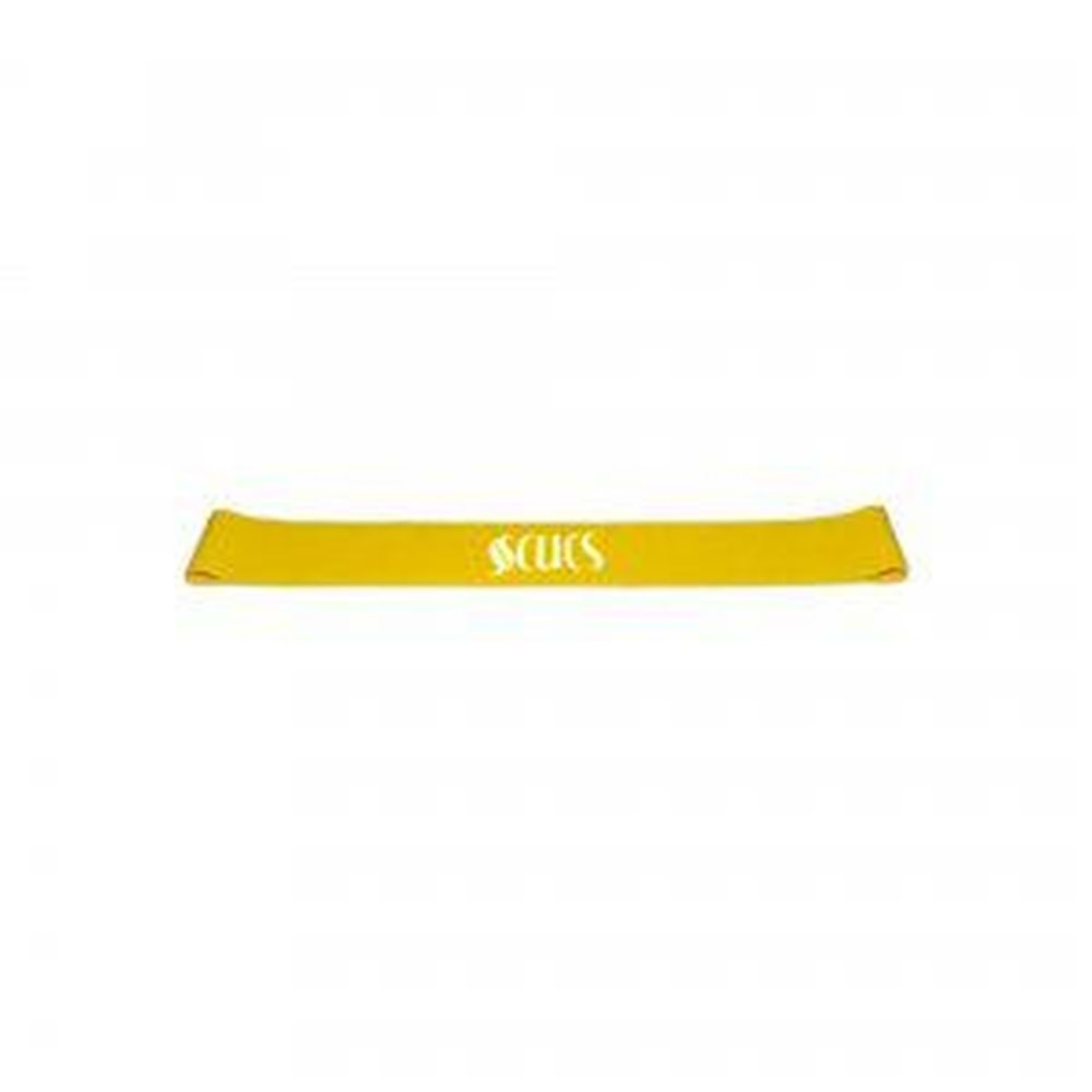 Scucs Aerobik Lateks Band Lab 10 3cm Yumuşak Sarı