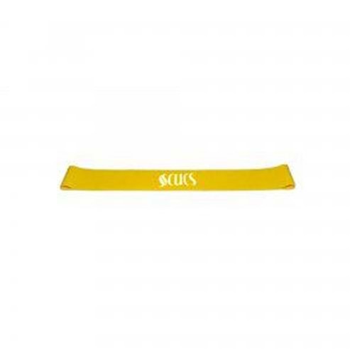 Scucs Aerobik Lateks Band Lab 10 3cm Yumuşak Sarı