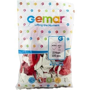 Gemar Balon GD90 26Cm 100 Lü 23 Nisan