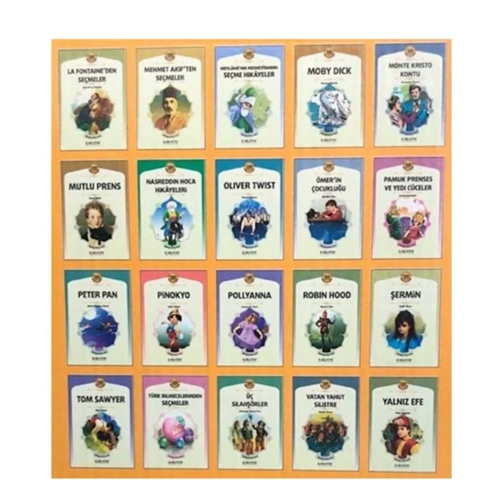 Karatay 100 Temel Eser 40 Kitap 4-5-6. Sınıf