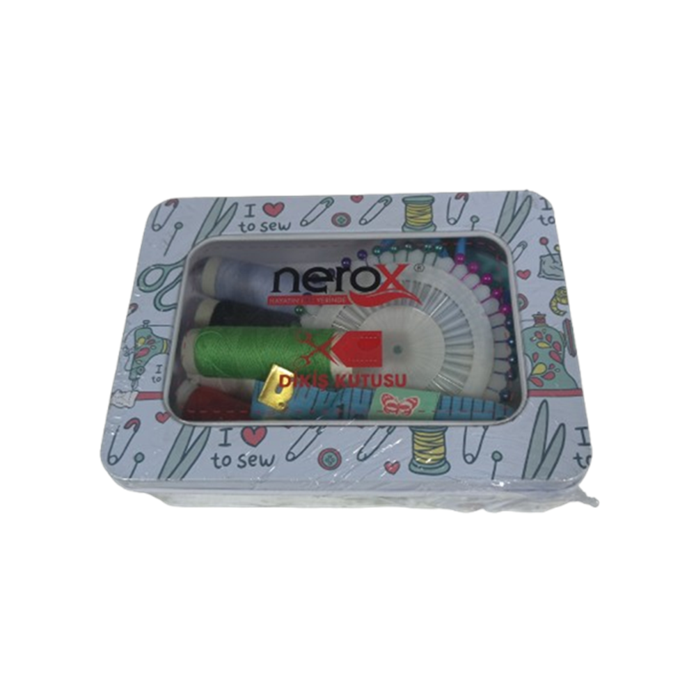Nerox Dikiş Seti Metal Dikdörtgen Nrx-0749