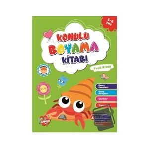 Kolon Konulu Boyama 48yp Yeşil Kitap 5-6 Yaş