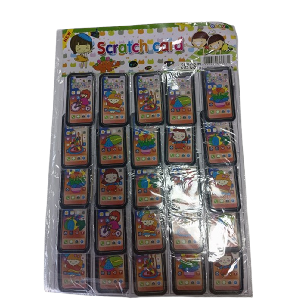 Olgun Phone 3D Kazımalı Kart (1 Adet)