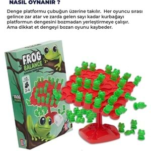 Hobi Eğitim Dünyası Frog Balance Kurbağa Denge Oyunu