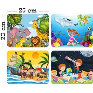 Gift Plus Ahşap Standart Puzzle 20x25