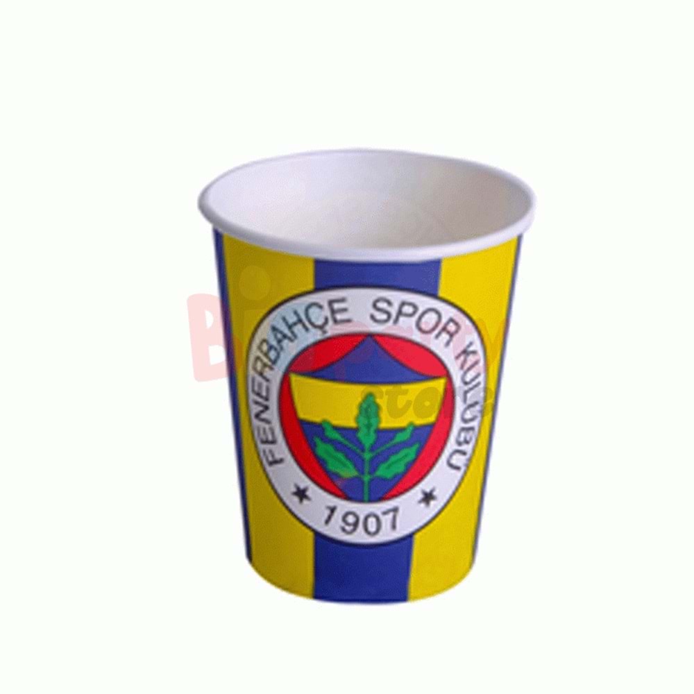 Karton Bardak Fenerbahçe Lisanslı 8oz 8 Li